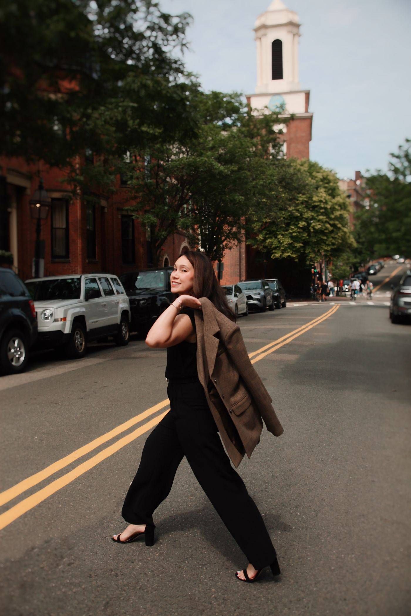 On-location content shoot, Beacon Hill
