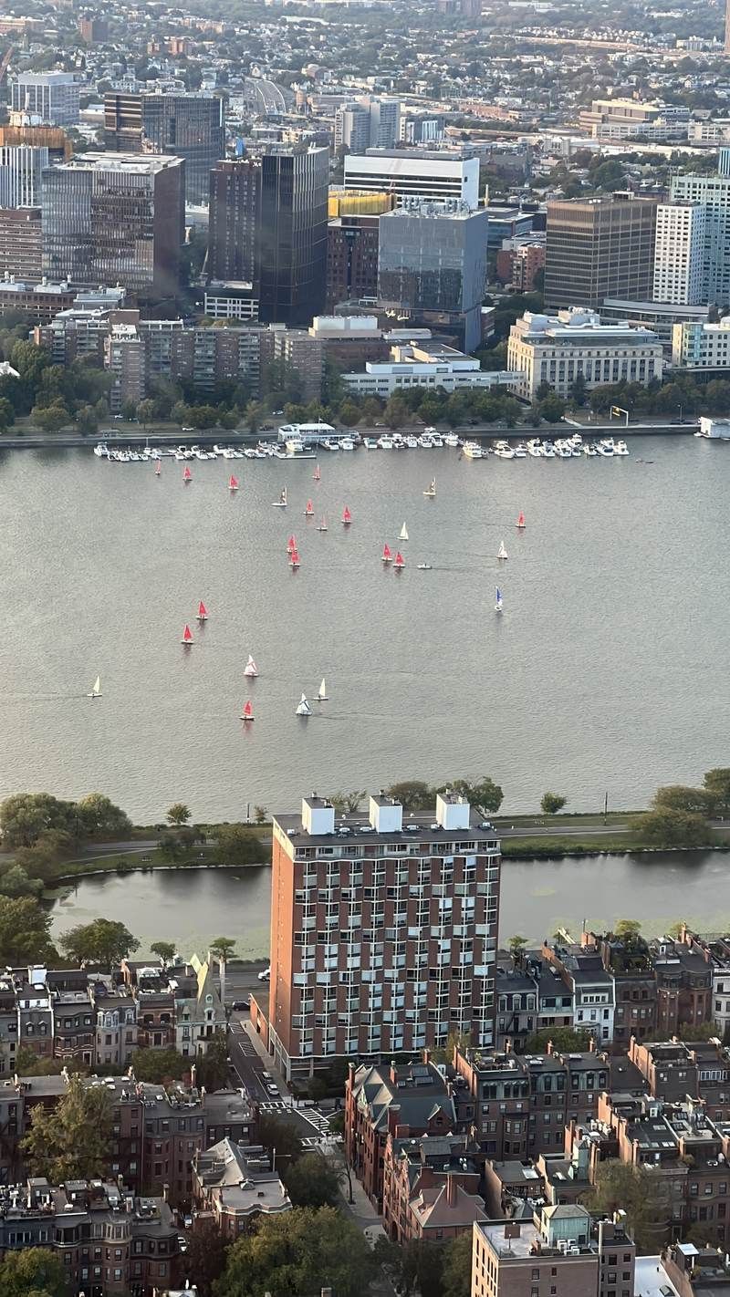 Sailboats on the Charles River